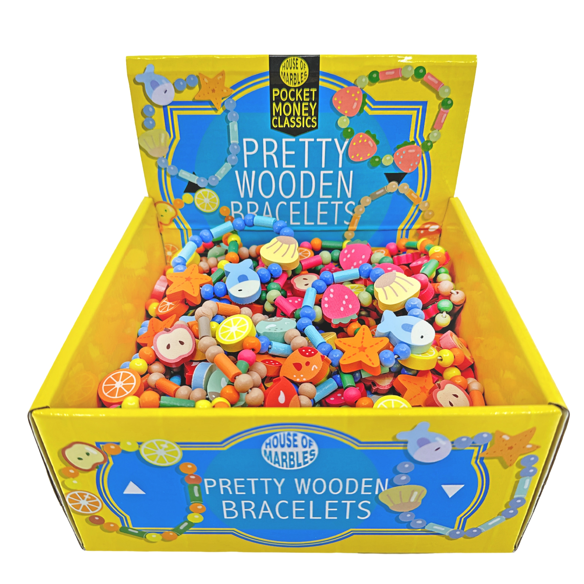 Armbänder aus Holzperlen