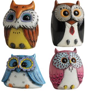 Owl Money Boxes (10 Assorted)