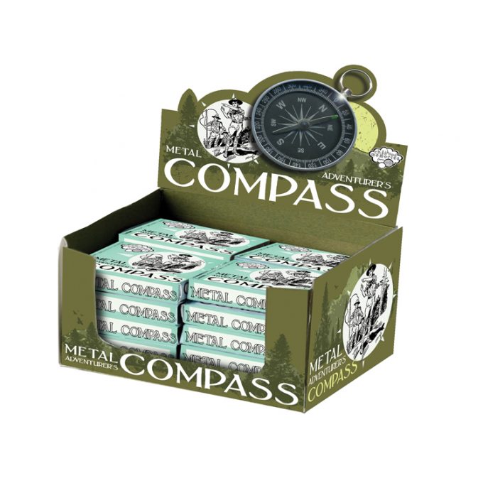 Metal Compass Counter Display (24 pcs)