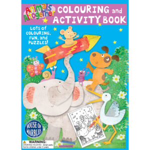 Tier-Mal- und Rätselbuch