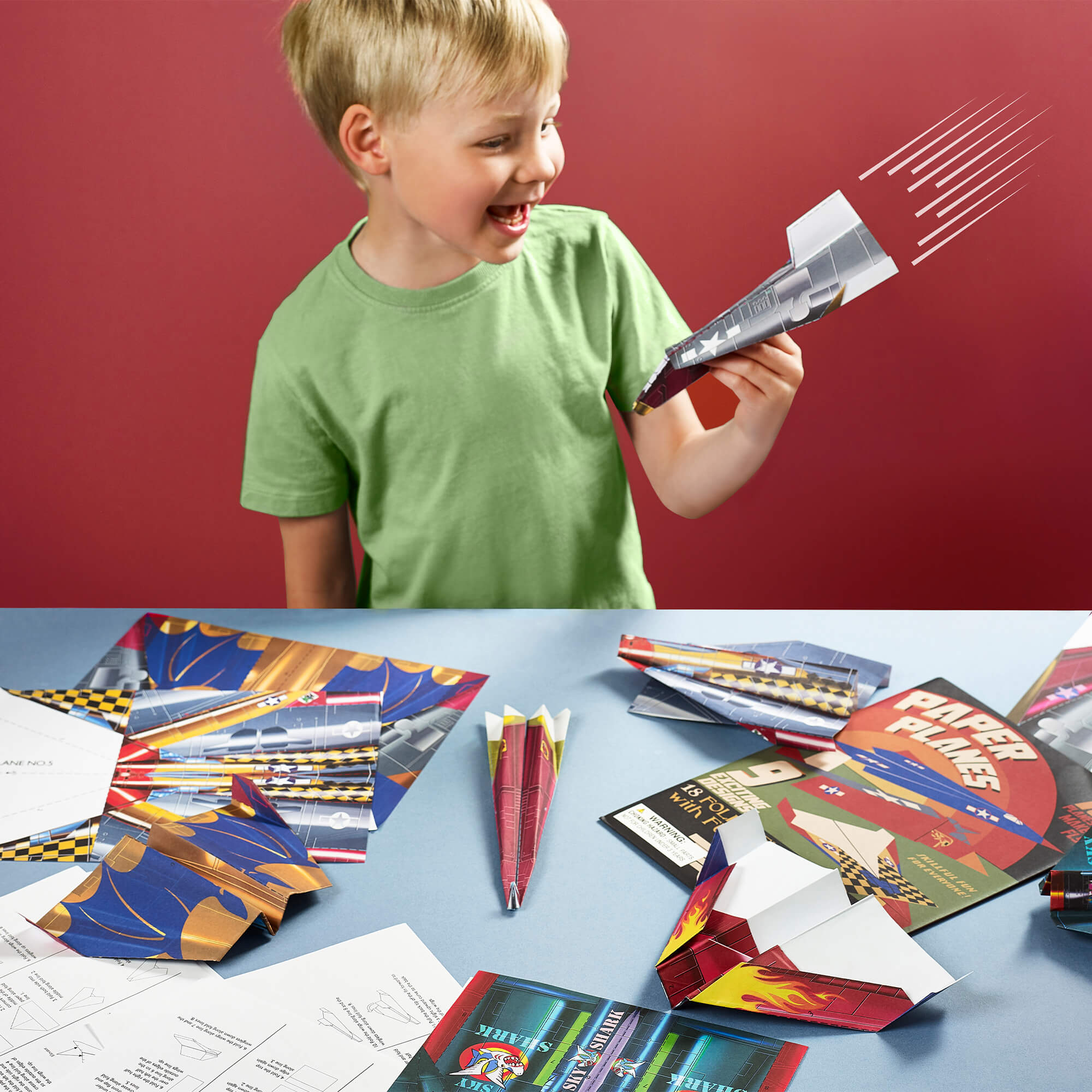 Papierflieger zum Falten – Bild 2