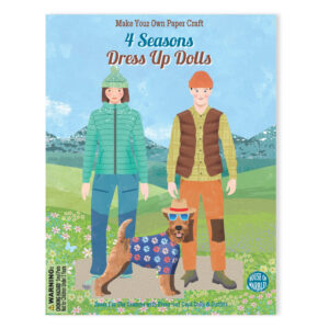 Anziehpuppen aus Papier - Vier Jahreszeiten